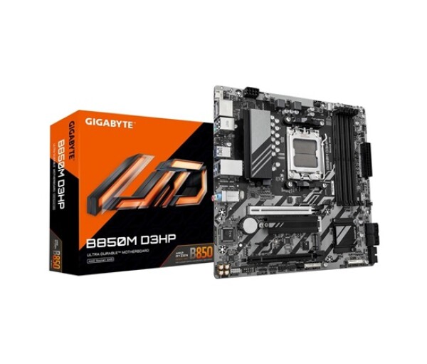 GIGABYTE MB Sc AM5 B850M D3HP, AMD B850, 4xDDR5, 2xDP, 1xHDMI, mATX EDF_1706059