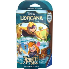 Disney Lorcana: Azurite Sea Starter Deck Emerald Sapphire