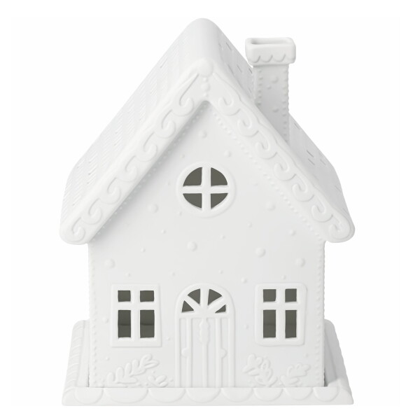 Räder Porcelánový svícen domeček Vines, bílá barva, porcelán