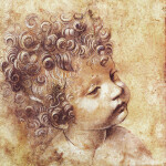 Nástěnný poznámkový kalendář 2026 NOTIQUE - Leonardo da Vinci, 30 x 30 cm