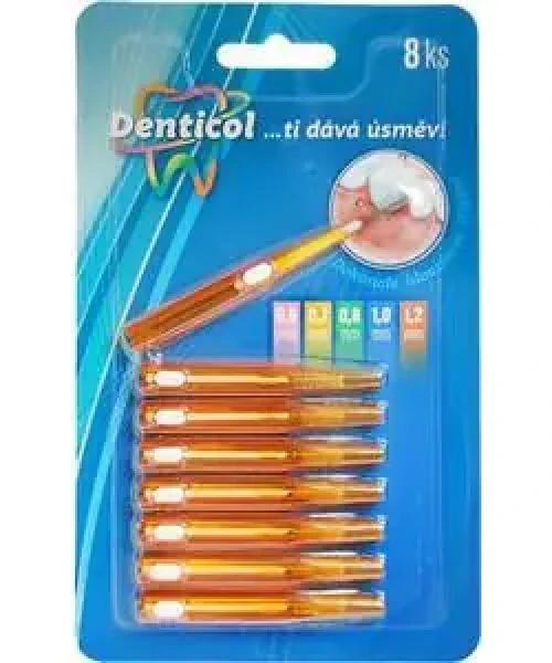 Denticol V01 1,2 mm / Mezizubní kartáček / Vysouvací / 8+8 ks (8595689805876)