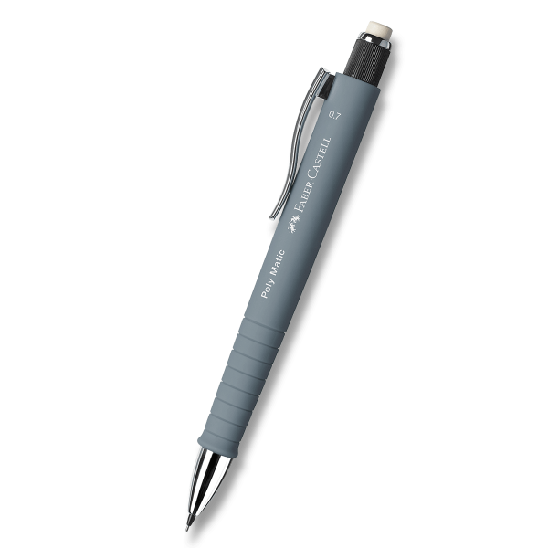 Mechanická tužka Faber-Castell Poly Matic 0.7 mm - šedá