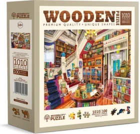 WOODEN CITY Dřevěné puzzle Přání v knihovně