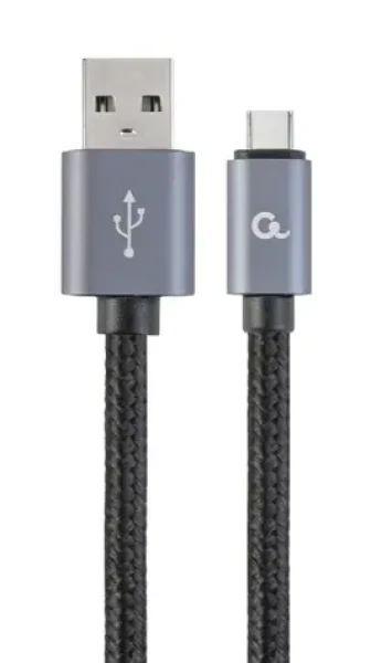 Gembird CCB-MUSB2B-AMCM-6 USB-C kabel 1.8 m šedá / USB 2.0 A (M) - USB-C (M) (CCB-MUSB2B-AMCM-6)