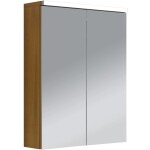 CERANO Koupelnová zrcadlová skříňka s LED osvětlením Avia - dub medový - 55x70x16,5 cm