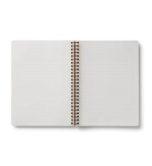 Rifle Paper Co. Kroužkový notes Dahlia, červená barva, papír