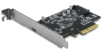 Inter-Tech ARGUS KC-008 / Řadič USB / PCIe x4 / USB 3.2 Gen2 Type-C (88885529)