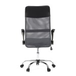 Kancelářská židle, houpací mechanismus, šedá síťovina, KA-E305 GREY