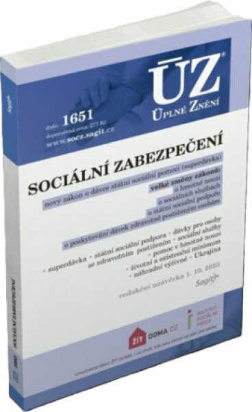 ÚZ č. 1651 - Sociální zabezpečení