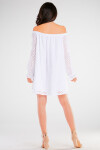 Denní šaty A435 Bílá - Awama bílá S/M