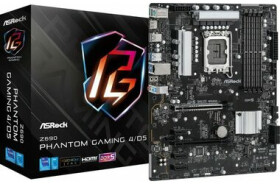 ASRock Z690 Phantom Gaming 4 D5 / Z690 / LGA 1700 / 4x DDR5 / PCIEx16 / 1x 2.5GLAN / ATX (90-MXBI60-A0UAYZ)