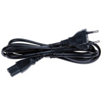 Síťový kabel 230VAC - 1,8m, EU 2PIN, Přístrojová zástrčka C7