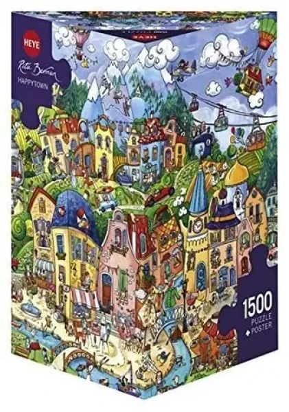 HEYE Puzzle Veselé městečko