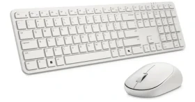 Dell KM526 bílá / Set bezdrátové klávesnice a myši / CZ/SK layout / USB přijímač 2.4GHz / 6000 DPI (580-BDGN)