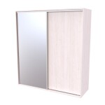 Nábytek Mikulík Skříň FLEXI 2 - dveře plné a zrcadlo ROZMĚR: (š/v/h) 200 x 240 x 65 cm