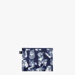 Taštičky na zip 3 ks LOQI RED POPPY BEE Cats