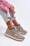 Dámské tenisky na platformě Memory Foam Big Star Platform Beige Velikost: 40