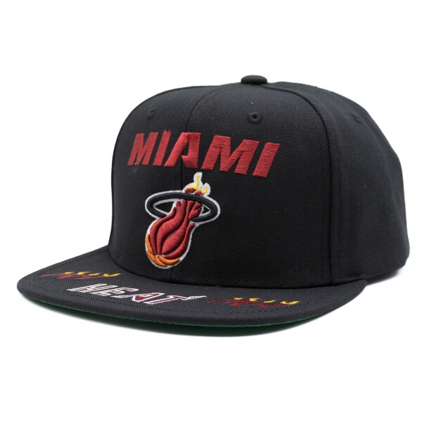 Mitchell & Ness Pánská kšiltovka Miami Heat NBA Front Loaded Snapback