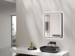 Zrcadlo se senzorem SAT Vision 60x80 cm černá SATZVI6080CE SATZVI6080CE
