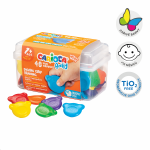 Carioca voskovky Baby Teddy 1+, plastový box, 48 ks