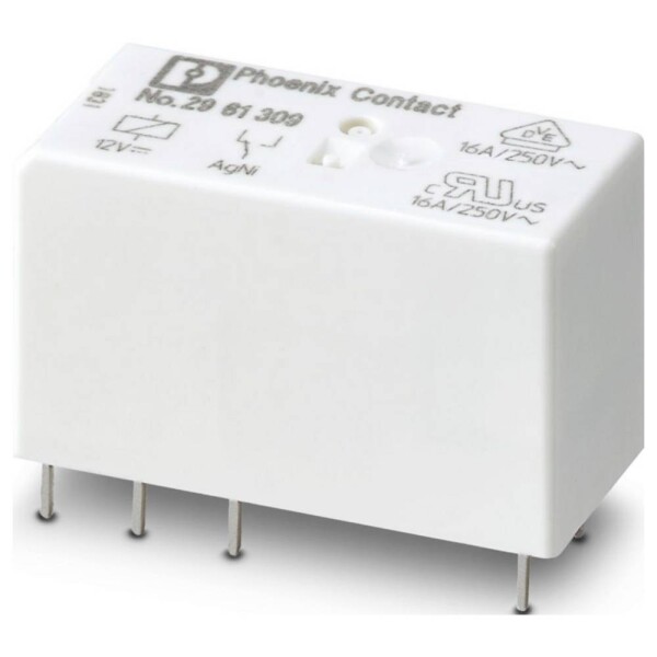 Phoenix Contact REL-MR- 12DC/21HC miniaturní relé, 12 V/DC, 1 přepínací kontakt, 10 ks