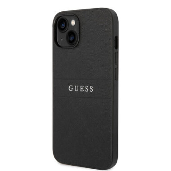 Pouzdro Guess PU Leather Saffiano iPhone 14 Plus černé