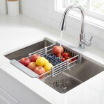 REA - Teleskopický odkapávač na dřez P14487A Grey HOM-09974