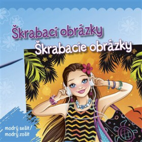 Škrabací obrázky obrázky modrý zošit