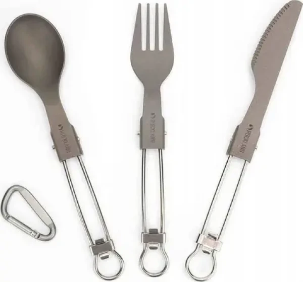 Rockland Titanium Tools / Sada příborů / Titan / Lžíce, vidlička, nůž (R169)