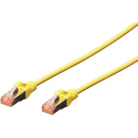 Digitus DK-1644-030/Y RJ45 síťové kabely, propojovací kabely CAT 6 S/FTP 3.00 m žlutá bez halogenů, kroucené páry , s ochranou, samozhášecí 1 ks - Digitus Patch, S-FTP, CAT 6, AWG 26 3m