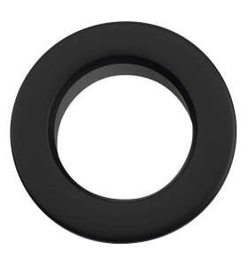 SAPHO - Krytka přepadu umyvadla Ø 32, černá 103100000195