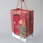 Dortisimo Vánoční dárková taška červená (35 x 24 x 14 cm)