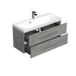 Koupelnová skříňka s umyvadlem SAT Cube Way 100x53x40 cm beton CUBE2100ZBE CUBE2100ZBE