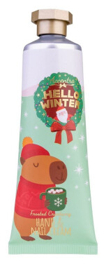 Krém na ruce a nehty Hello Winter v tubě Kapybara Brusinka 60ml