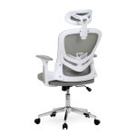 Kancelářská židle, houpací mechanismus, šedá, KA-K2031 GREY