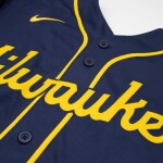 Nike Pánský dres Milwaukee Brewers MLB Stadium Alternate Velikost: L