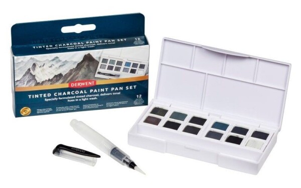 Sada Tinted Charcoal PAINT SET - 12ks