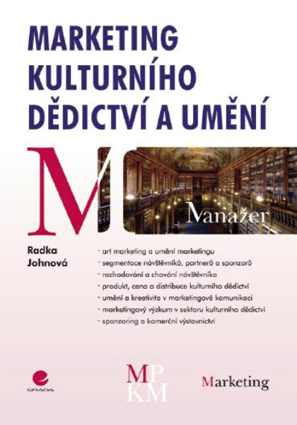 Marketing kulturního dědictví a umění - Radka Johnová