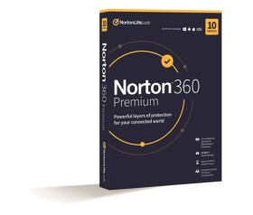 NORTON 360 PREMIUM 75GB +VPN 1 uživatel pro 10 zařízení na 3 roky ESD EDF_471042