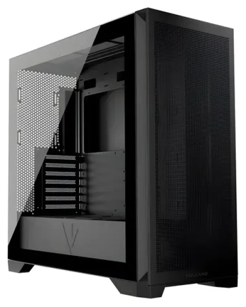 Modecom Volcano Expanse S černá / PC skříň / Midi tower / ATX / USB-C / bez zdroje (AT-EXPANSE-SG-NF-10-000000-0002)