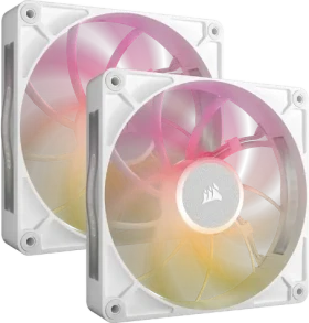 Corsair iCUE LINK RX140 RGB Max 2ks bílá/ 140 mm / 36 dB @ 1600 RPM / 103 CFM / PWM (CO-9051040-WW)