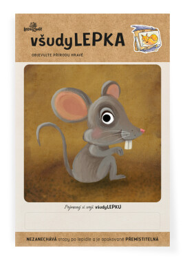 VšudyLEPKA vel. 1 -009 - Myš
