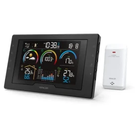 SENCOR SWS 8000 černá / Meteostanice / LCD / bezdrátové čidlo (8590669389933)
