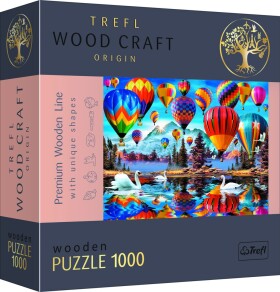 Trefl Wood Craft Origin Barevné balóny 1000 dílků Trefl