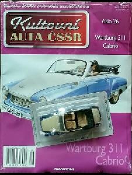 WARTBURG 311 CABRIO - 1:43 + ČASOPIS