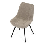 Jídelní židle, hnědá, látka, HC-T1130 CAP2