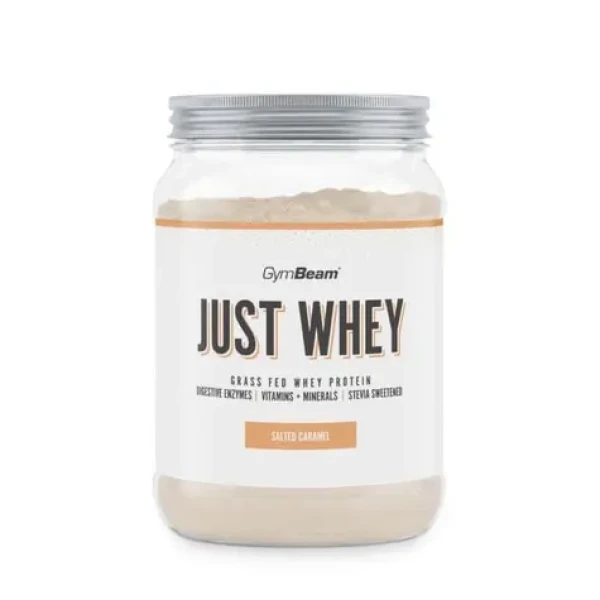 Just Whey Grass-Fed Protein – GymBeam (slaný karamel, 500 g) (28324-47-500g-saltedcaramel-01)