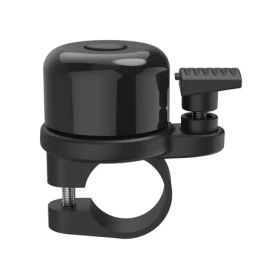 Hama AirBell černá / zvonek na kolo se skrytým držákem pro AirTag / 85 dB / průměr 2,2 cm (201841)