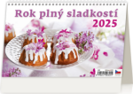 Stolní kalendář 2025 Rok plný sladkostí