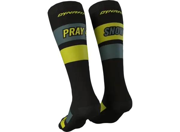 Dynafit Free Touring lyžařské ponožky Black Out/Stripes vel. 43-46
